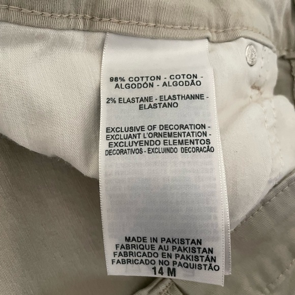 DENIZEN From LEVI’S Womens Modern Boot Cut Khaki Pants 14M - Picture 10 of 12